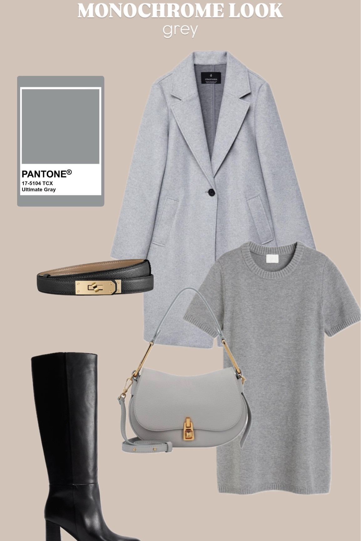 All grey 

#LTKeurope #LTKluxury #LTKdeutschland
