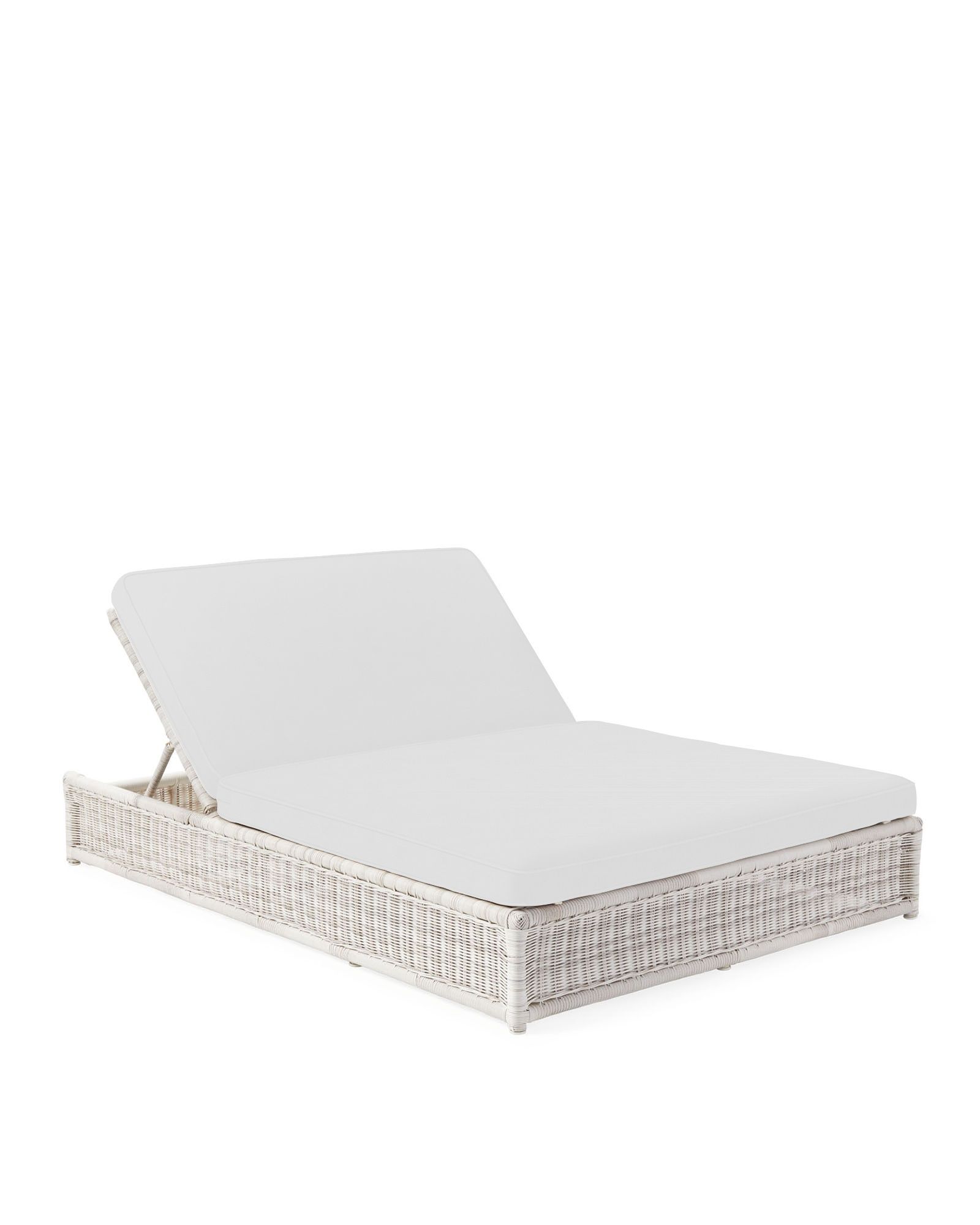 Pacifica Double Chaise - Driftwood | Serena and Lily