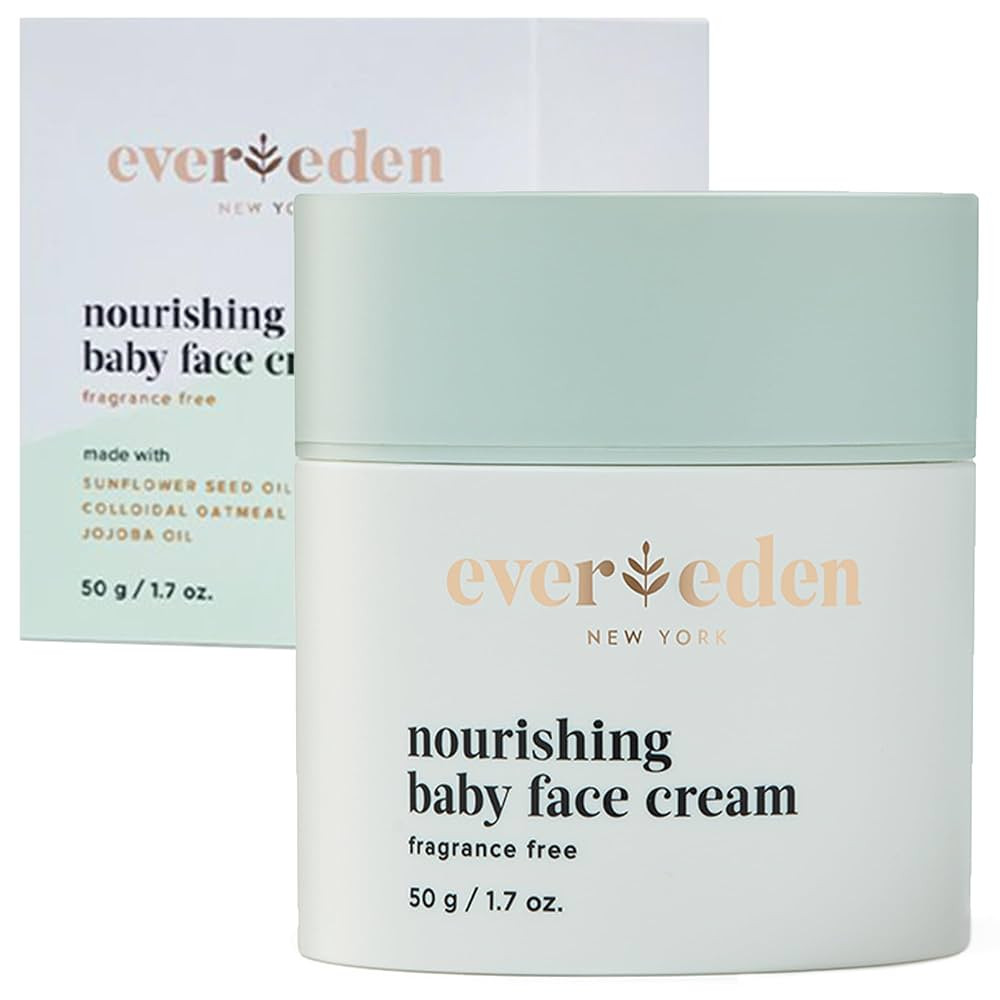 Evereden Nourishing Baby Face Cream 1.7 oz. | Non-Toxic and Fragrance-Free Face Lotion | Rich, No... | Amazon (US)