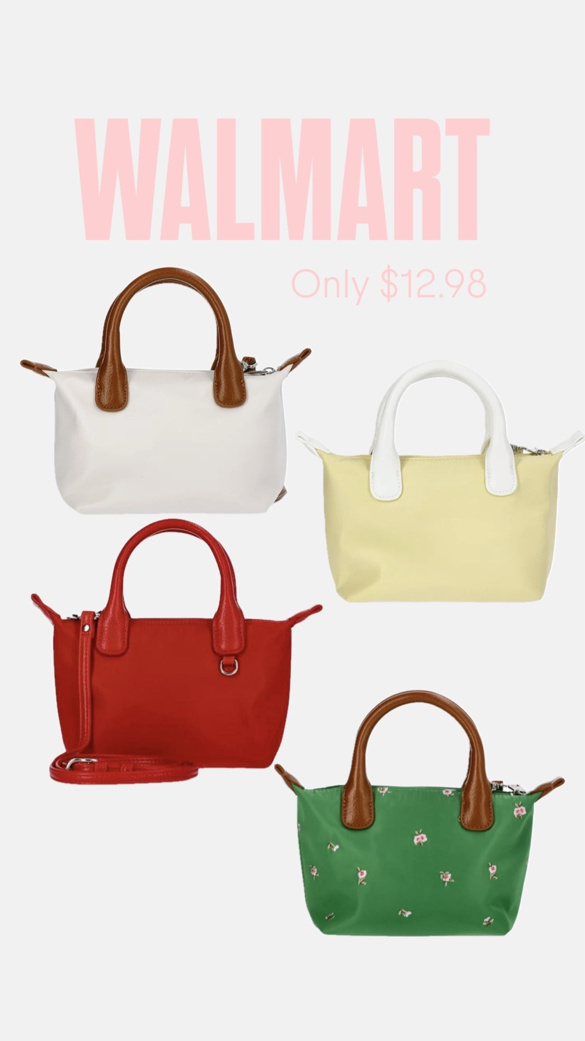 Mini crossbody bags only $12.98