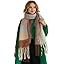 Scarf for Women Winter Warm Long Shawl Large Scarves Cold Weather Thick Blanket Scarfs Colorful P... | Amazon (US)