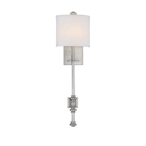 Savoy House 9-7140-1-SN Devon 1-Light Sconce (8" W x 27"H) - Walmart.com | Walmart (US)