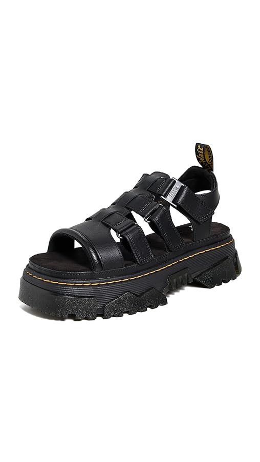 Dr. Martens Women's Mattison 3s Black Athena Sandals | Amazon (US)