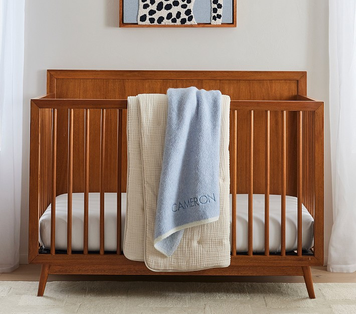 west elm x pbk Mid-Century 4-in-1 Convertible Crib | Pottery Barn Kids