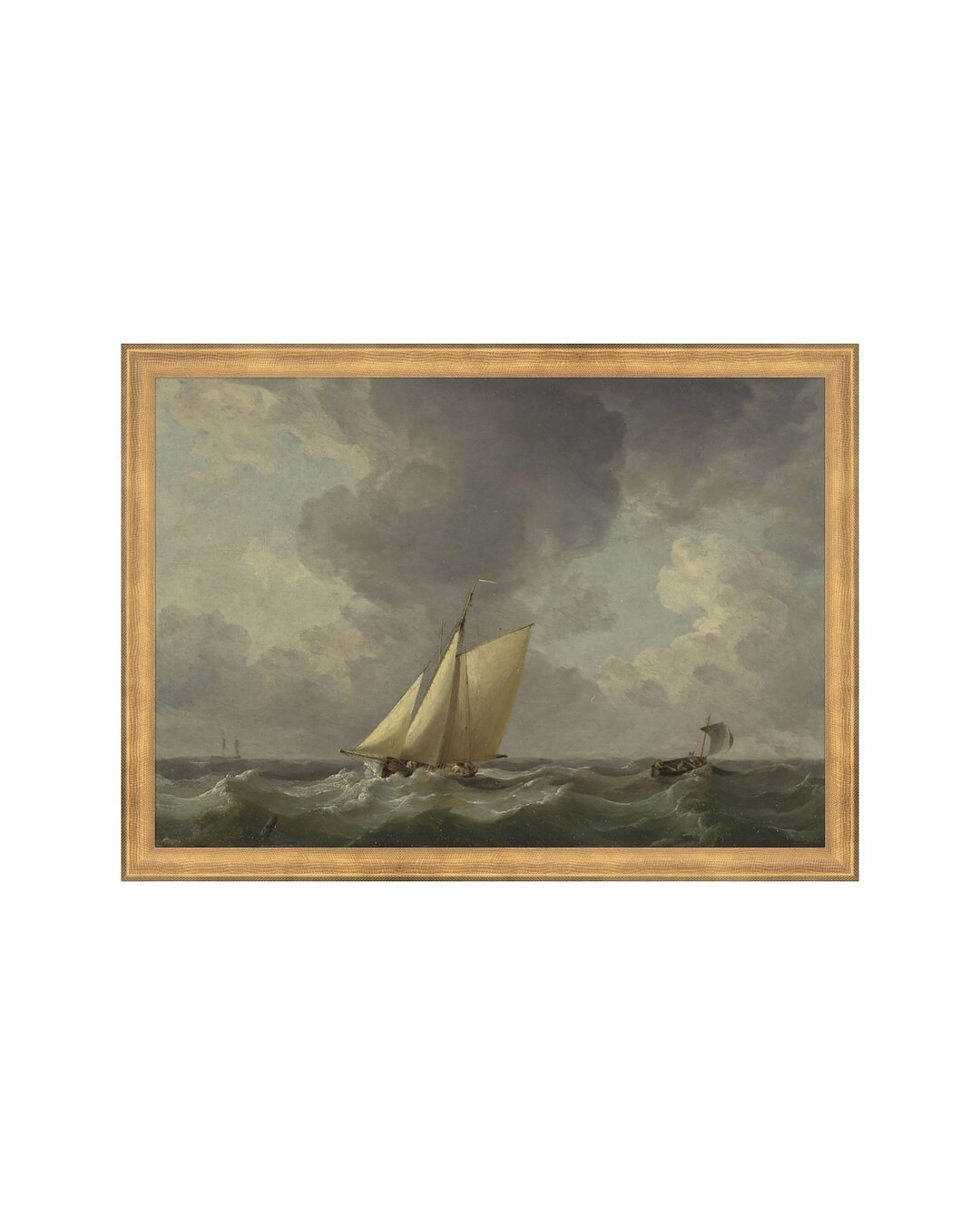 FRAMED. Voyage. Vintage Seascape Painting. Sail Boat Art. Coastal Prints Framed. Seascape Oil Pai... | Etsy (US)