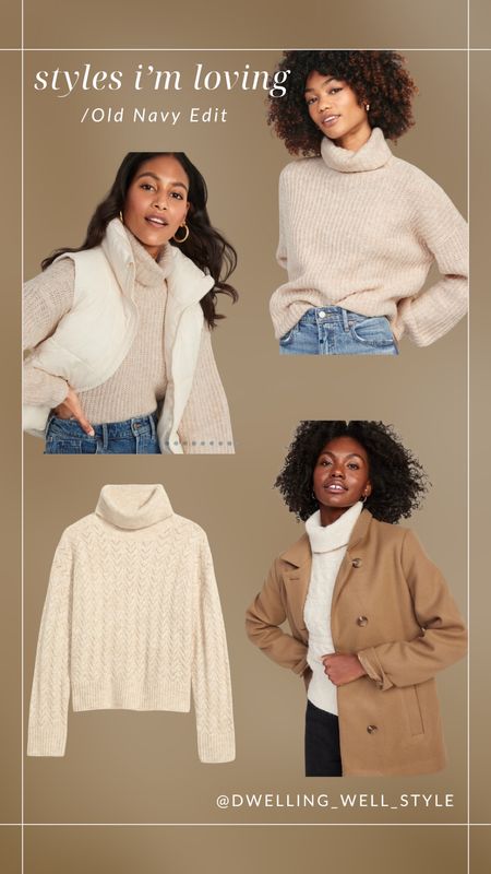 Classic Wardrobe Staple Pieces | Cozy Neutral Sweaters | Puffer Vest | Camel Color Car Coat
Most everything is on sale!

#LTKstyletip #LTKSeasonal #LTKsalealert