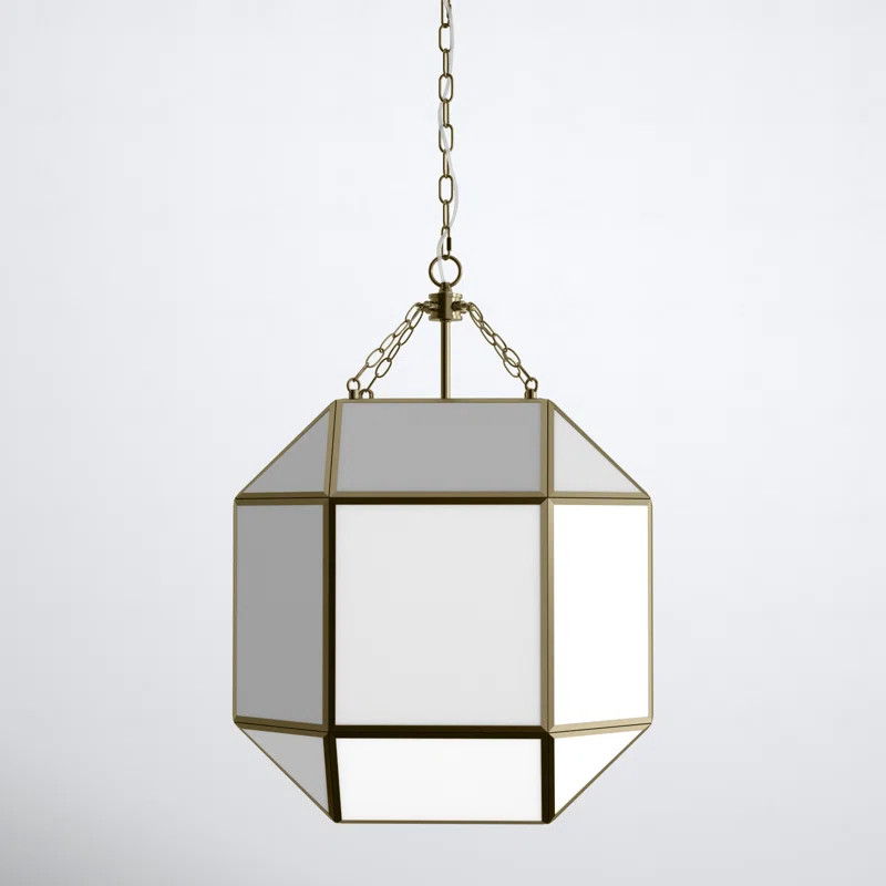 Birch Lane™ Reid 3 - Light Lantern Geometric Pendant & Reviews | Wayfair | Wayfair North America