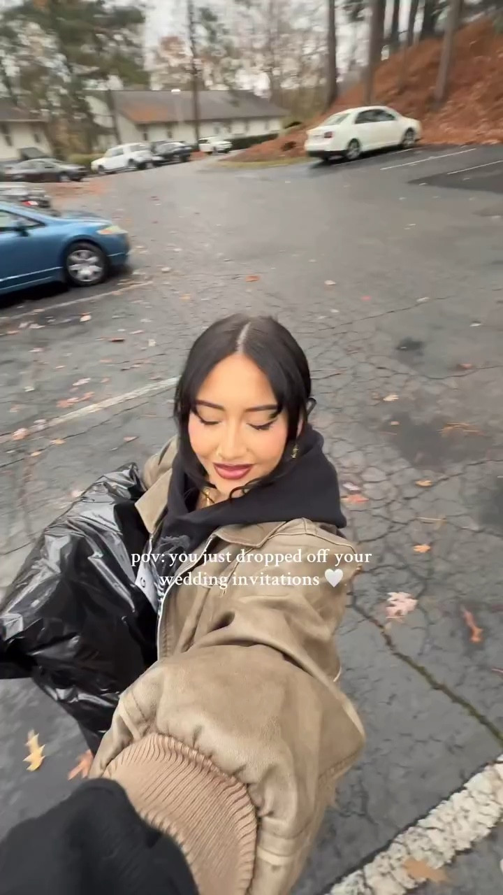 it just made it all so so real! invitations for our american guests are out 🤍 #weddingplanning #wedding #weddinginvitation #2026bride #bride