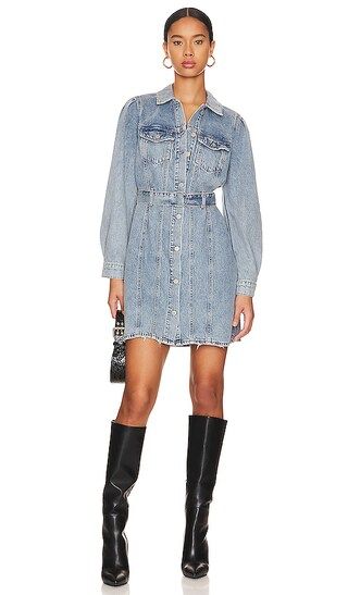 the Griffith Denim Dress in Indigo Charm | Revolve Clothing (Global)