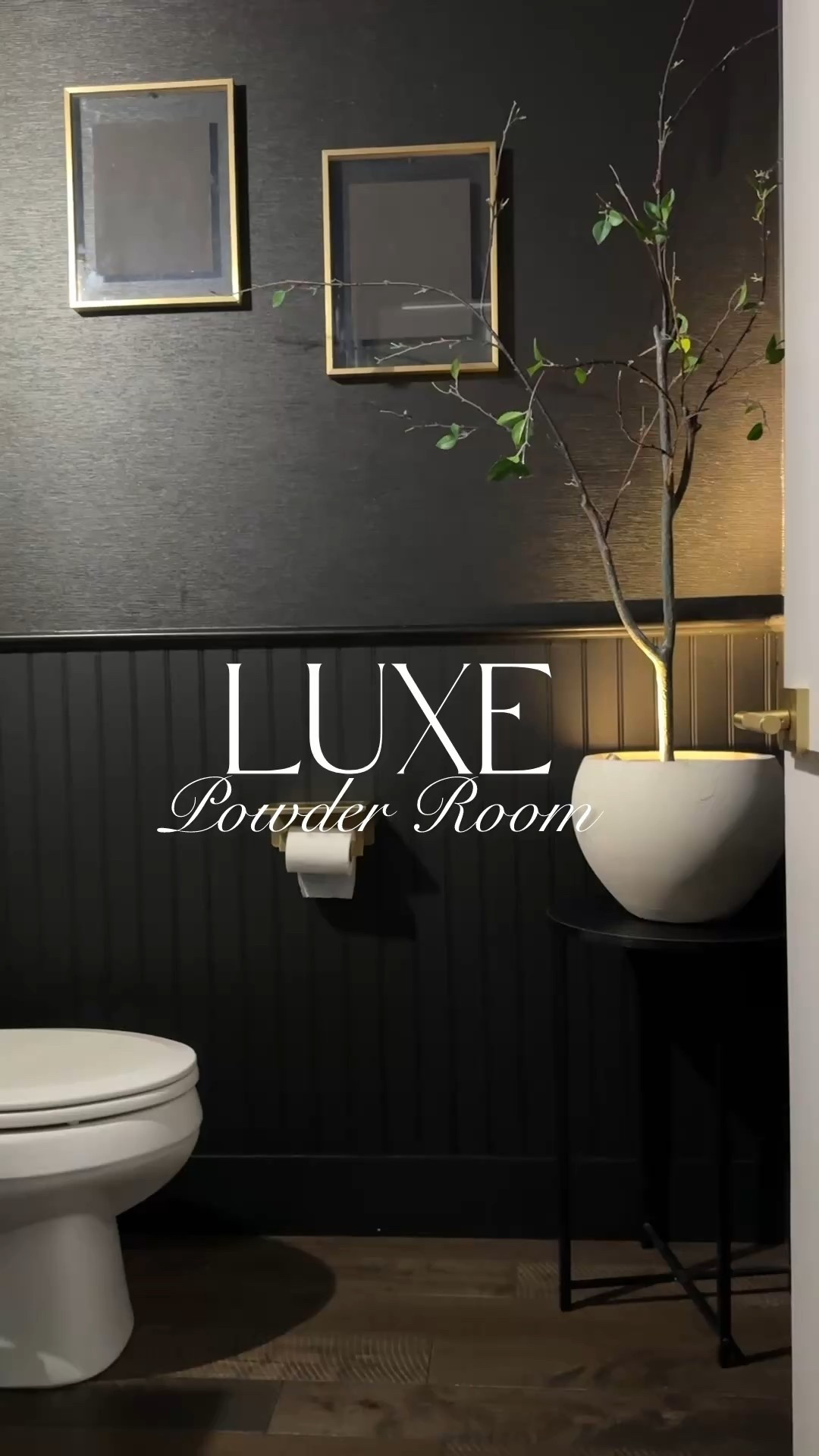 Luxe powder Room Refresh

I absolutely love this floating vanity. it is such a modern yet classic piece. I am still waiting on the mirror and lighting but wanted to share an updatee

#LTKHome