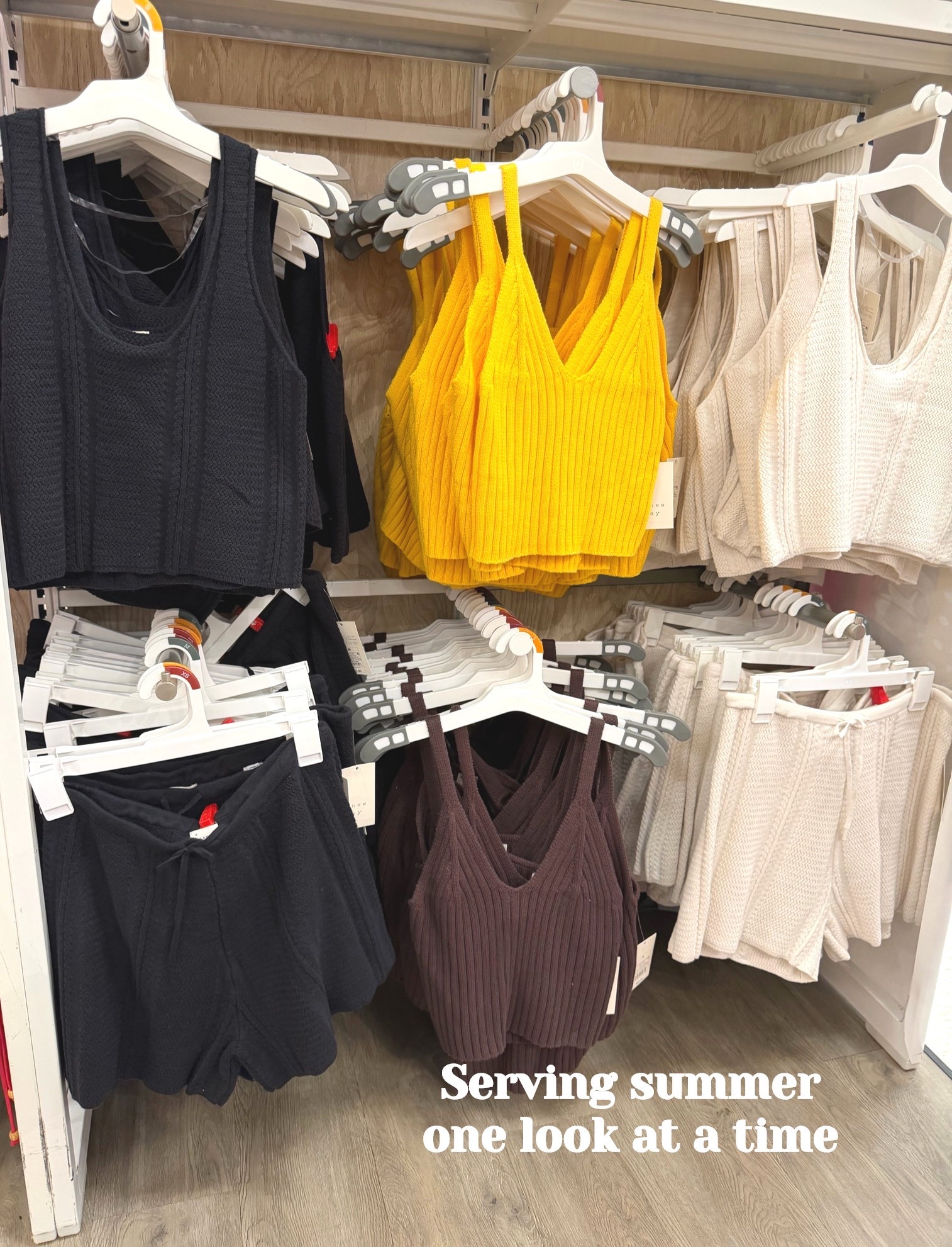 Serving summer one look at a time! Over here obsessing on the cute mix and match sweater crochet tanks and pull on shorts! Great summer staples, shop today! 

@Target #target #targetstyle #sweatersets #sweatertanks #sweatershorts #summeroutfitideas #newattarget #travellooks #vacationoutfits

#LTKootd #LTKgrwm #LTKTravel