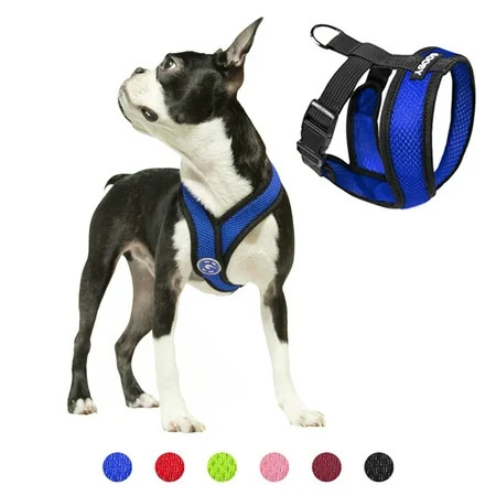 Gooby Dog Harness - Blue Small - Comfort X Head-in Small Dog Harness with Patented Choke-Free X Fram | Walmart (US)