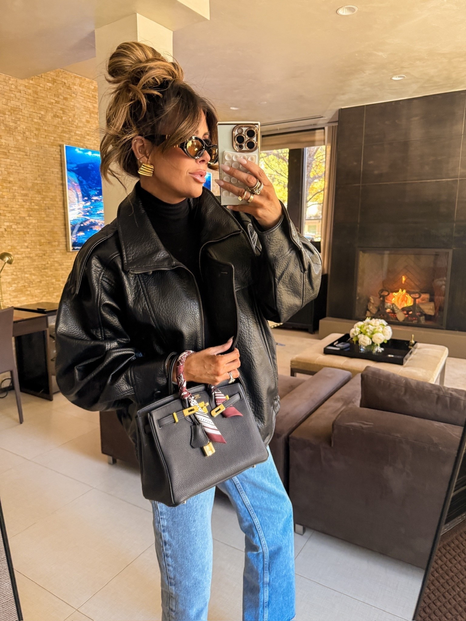 Back in stock!! CUTE faux leather jacket!! Wearing size small in the jacket and US 4 in the jeans. My jeans and top are older! 

Zara fashion, Zara finds, Fall outfits, Winter outfits, Autumn outfits, Leather jackets, Aspen, Emily Gemma

#LTKSeasonal #LTKdayinmylife #LTKootd