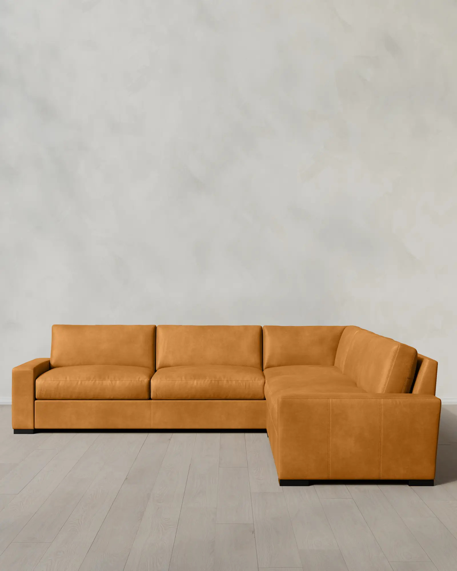Stillman Leather L Sectional | Quince