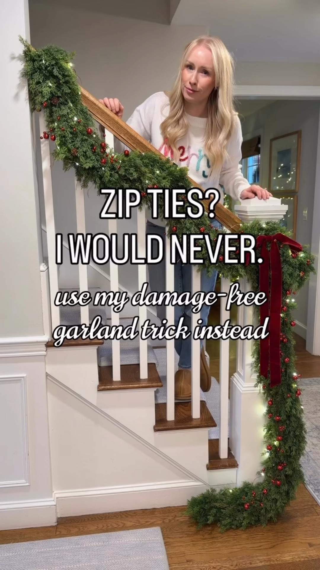 Here’s everything you need to hang a garland on a railing that won’t cause damage! For cheap too!

#LTKSeasonal #LTKFindsUnder100 #LTKHoliday