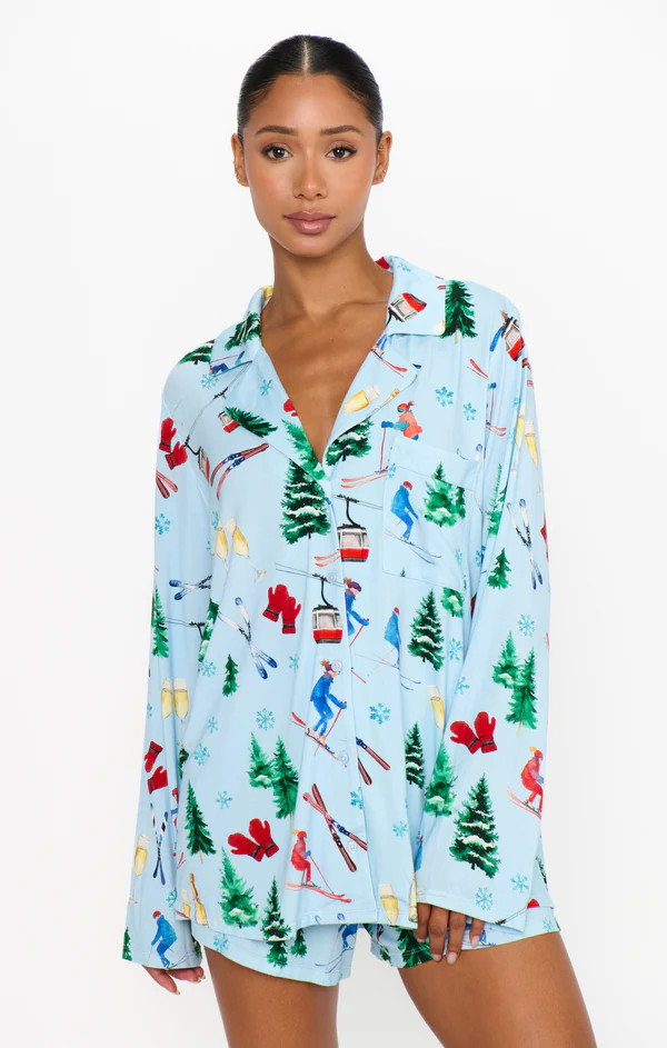 Favorite PJ Set ~ Slopes and Sips Jersey | Show Me Your Mumu