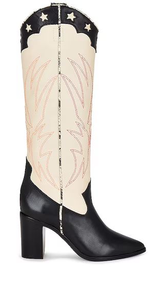 Maryana Block West Boot in Black | Revolve Clothing (Global)