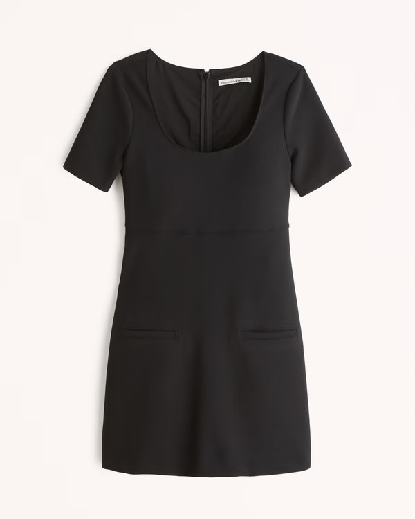 Short-Sleeve Mini Dress | Abercrombie & Fitch (US)