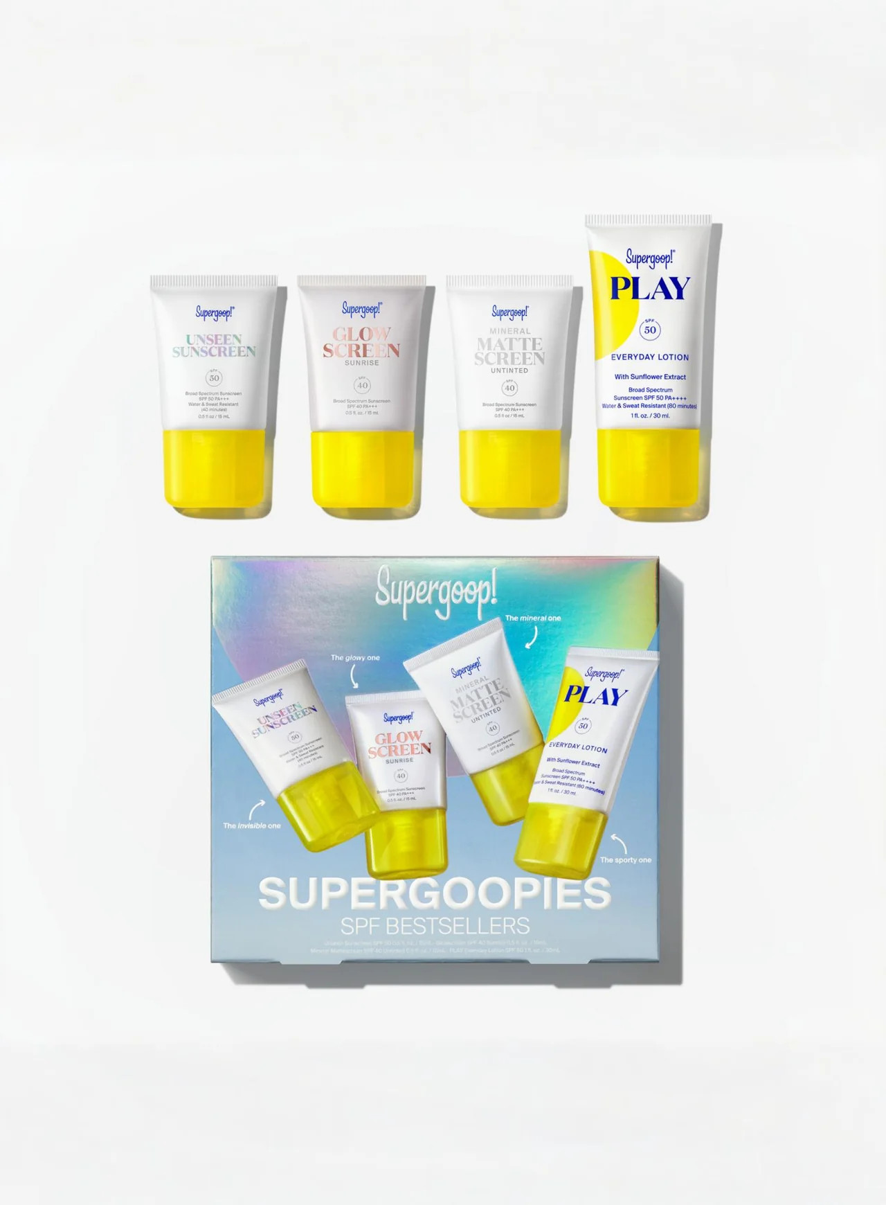 Supergoopies SPF Bestsellers Kit | Supergoop