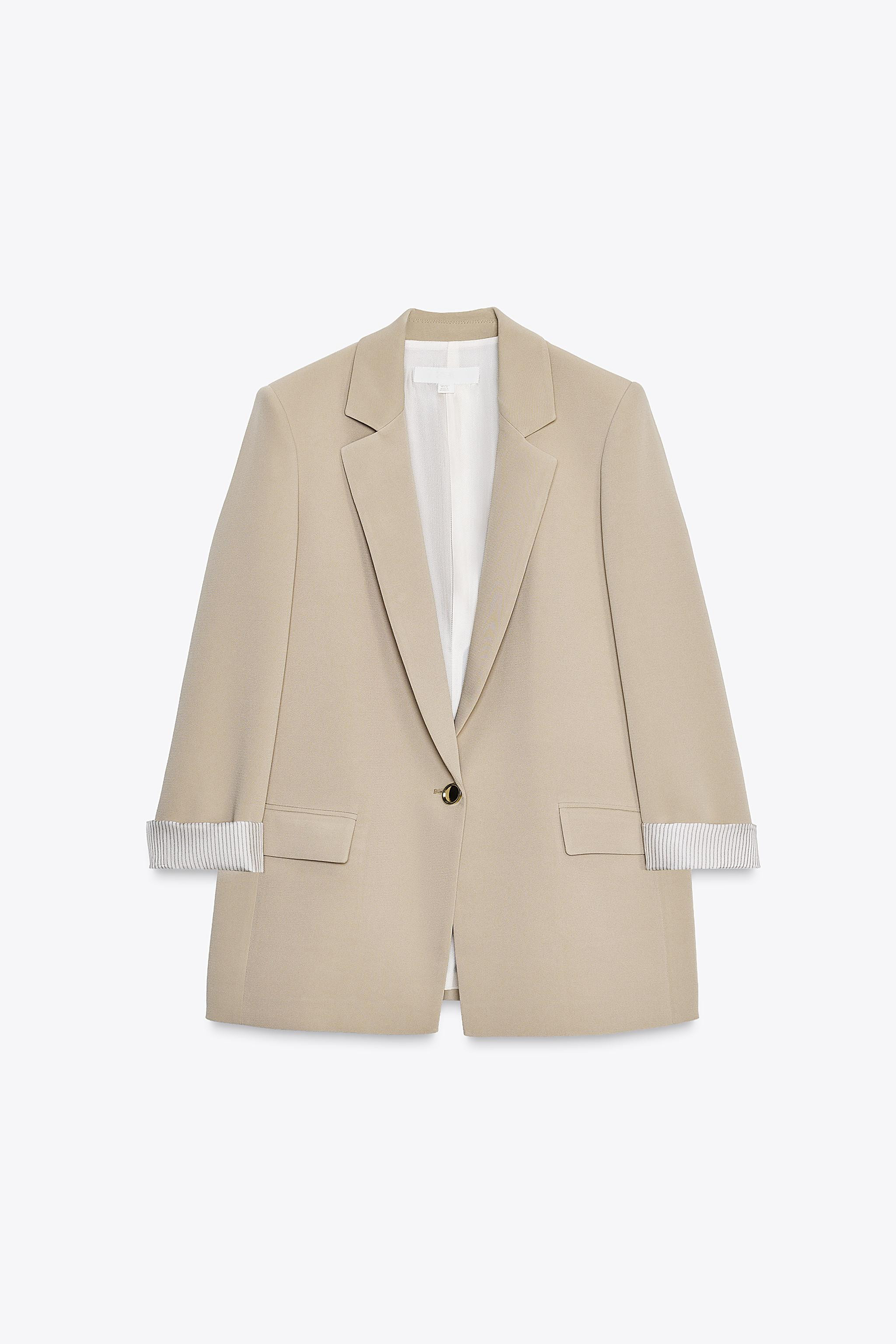 PRINTED CUFF BLAZER | Zara US