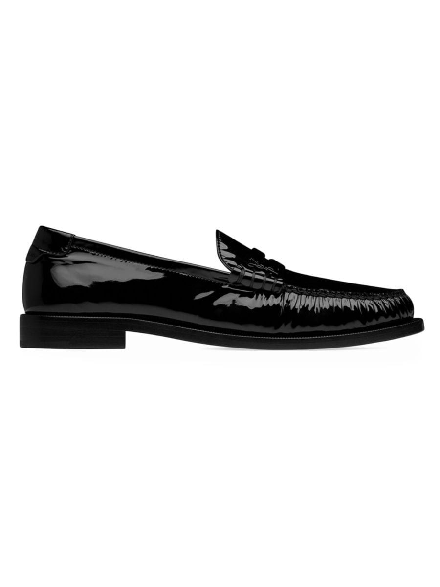 Le Loafer Penny Slippers in Patent Leather | Saks Fifth Avenue