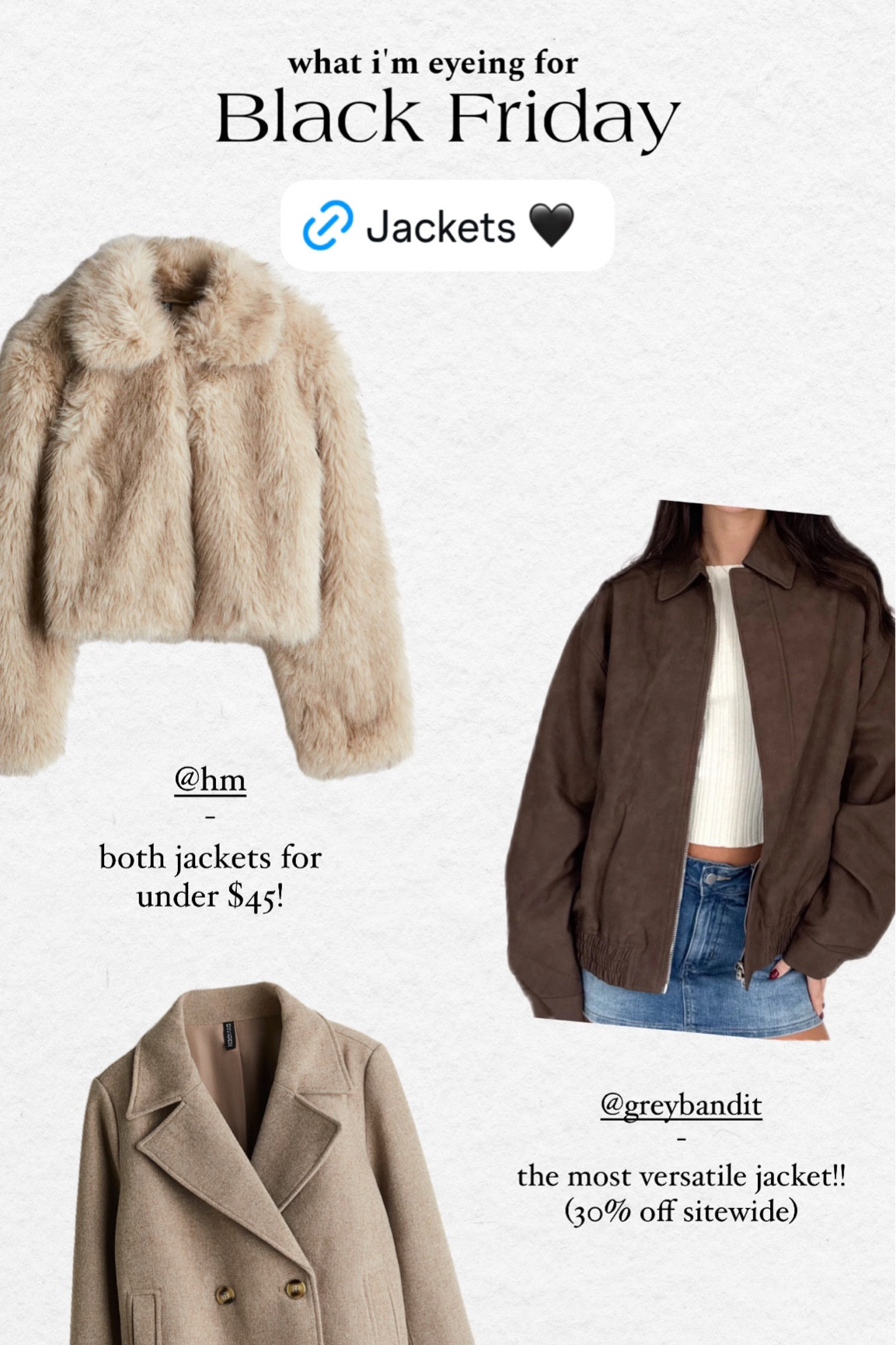 Black Friday deals: jackets

#LTKFindsUnder100 #LTKGiftGuide #LTKCyberWeek