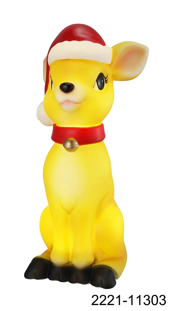 Holiday Time LED Plastic Reindeer Tabletop Decor, 11" | Walmart (US)