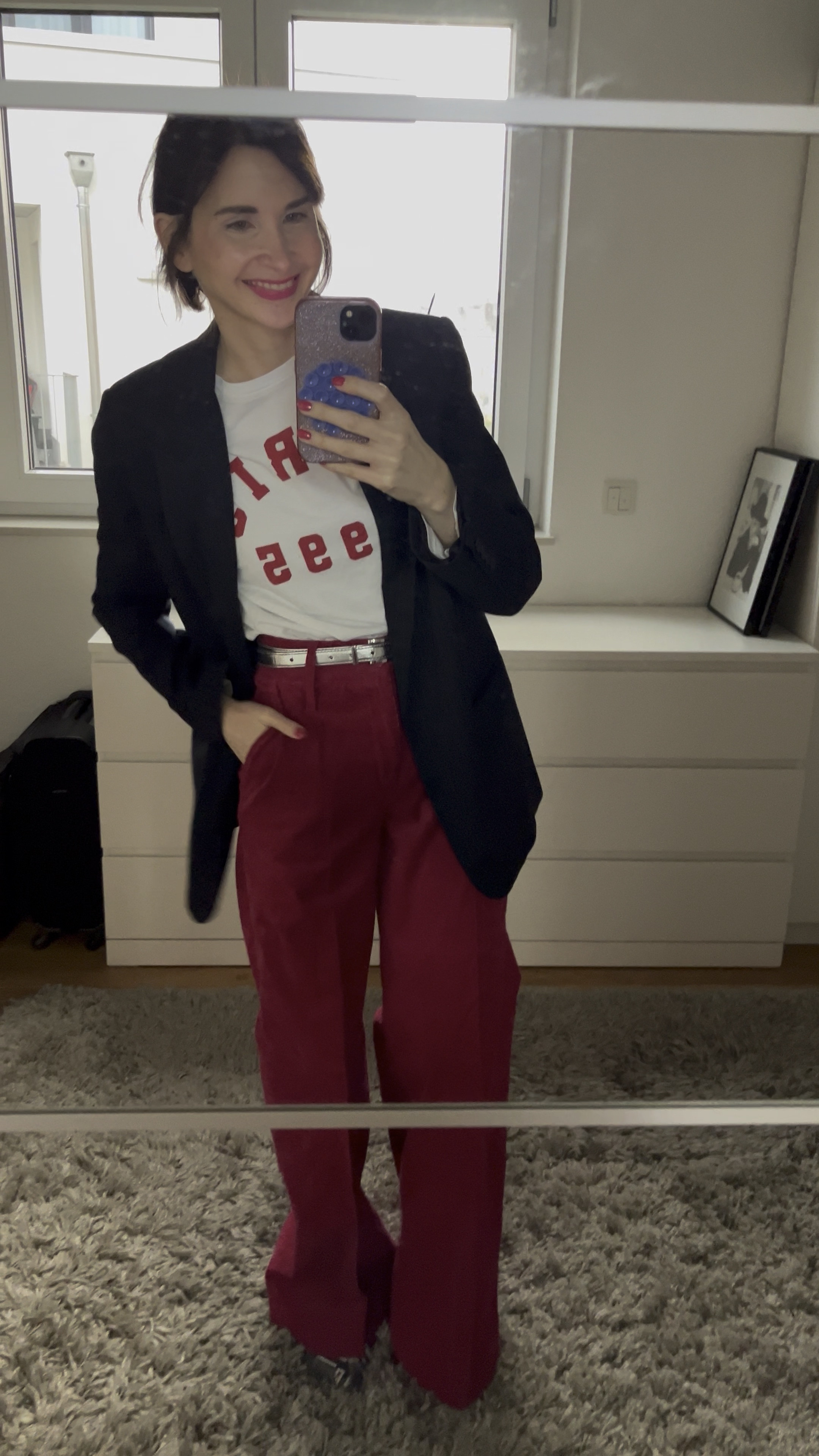 Meine pinke Hose kombiniere ich mit einem Nadelstreifen-Blazer und einem silbernen Gürtel 🖇️🩷

#pink #blazer #silber

#LTKwinter #LTKdeutschland #LTKstyletip