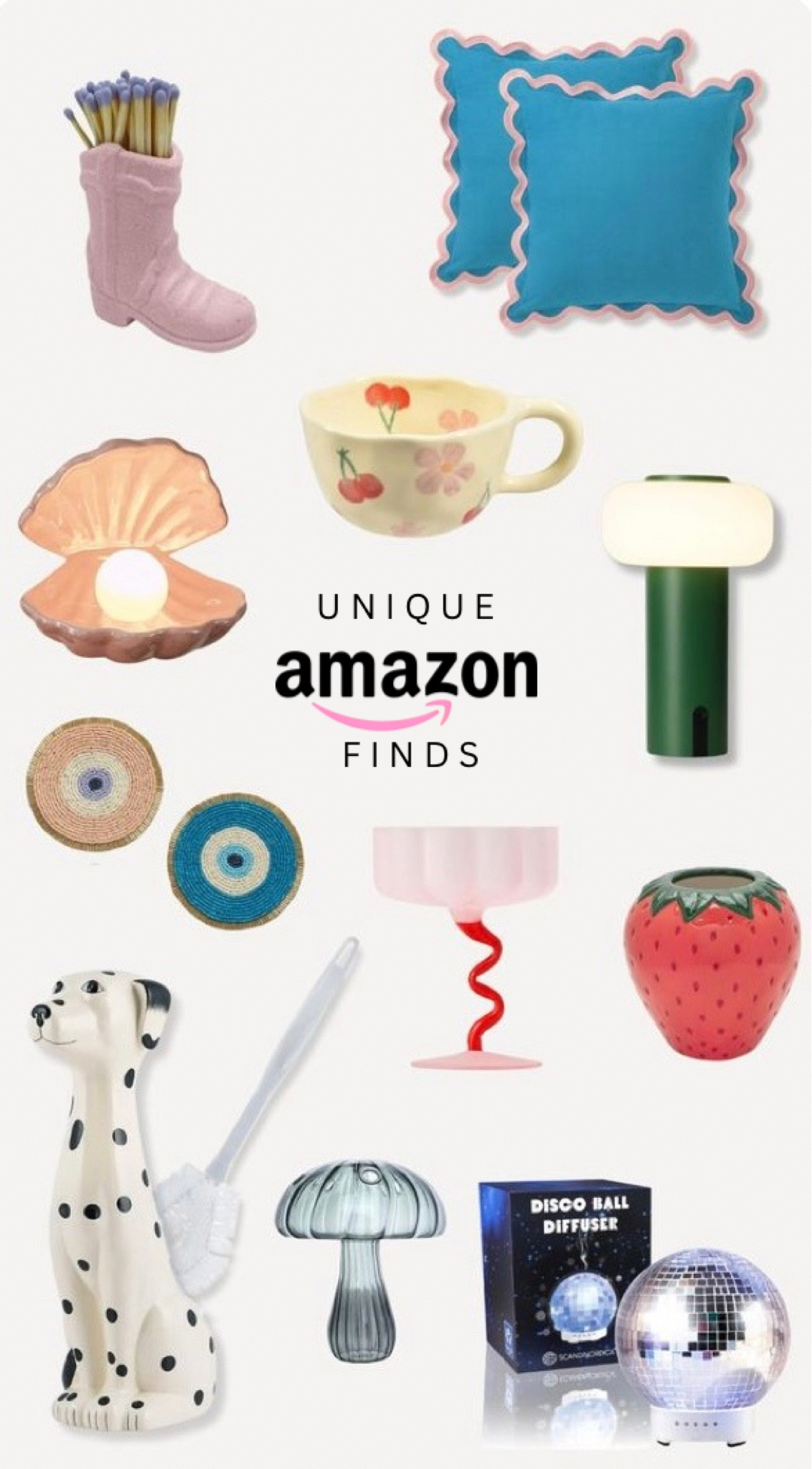 Unique Amazon finds ✨🫧🍓🐚🍄