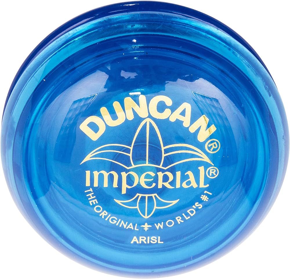 Duncan Toys Imperial Yo-Yo, Beginner Yo-Yo with String, Steel Axle and Plastic Body, Blue | Amazon (US)