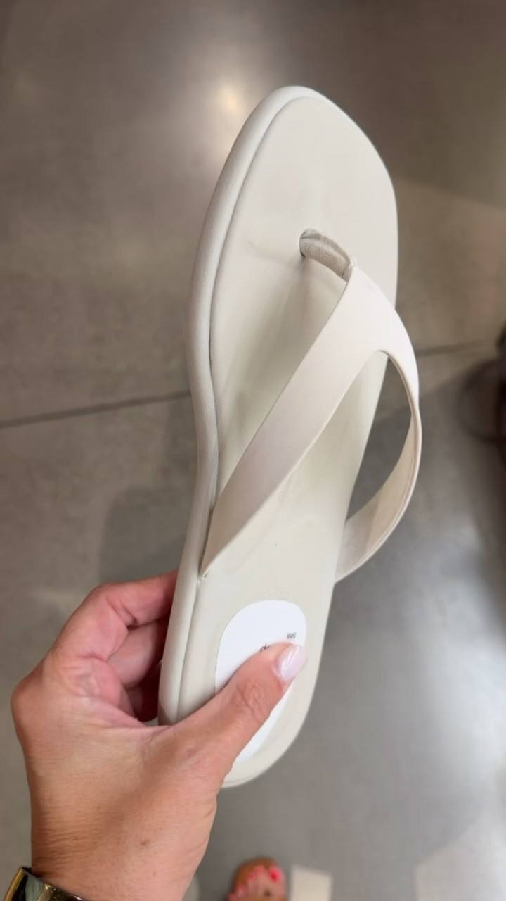 I brought these cushioned flip flops along for long summer days when I knew I’d be walking a lot, and they quickly became a favorite. The padded footbed feels so much better than a basic flat sandal, while the simple design makes them easy to pair with swimsuits, dresses, and everyday outfits.

Cushioned flip flops, comfortable sandals, vacation shoes, beach sandals, summer footwear, supportive sandals, pool day essentials, travel shoes, everyday sandals, warm weather style, HauteandHumid

#LTKootd #LTKSeasonal #LTKOver40