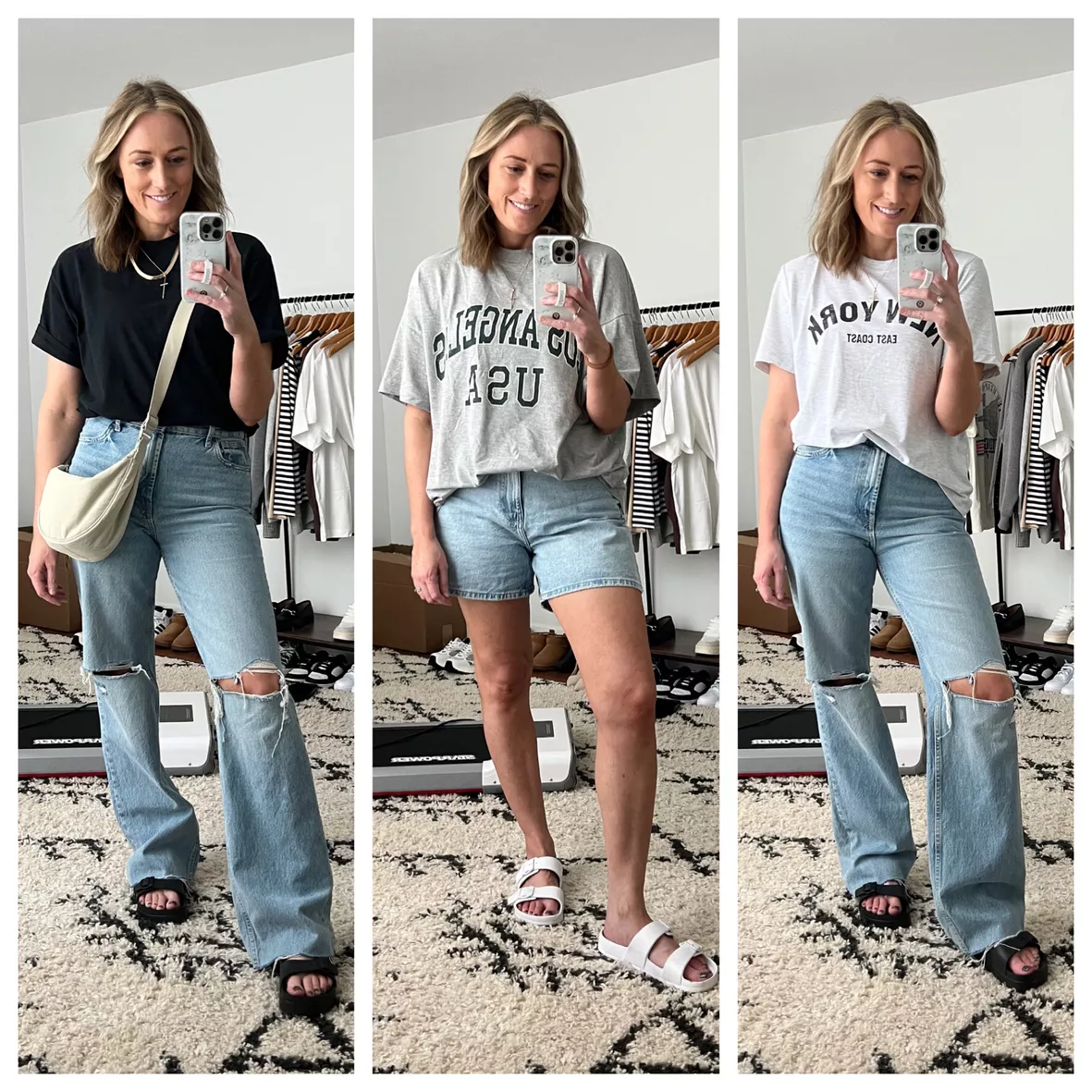 HOW TO STYLE JEANS AND A T-SHIRT - EVERYDAY OUTFIT IDEAS