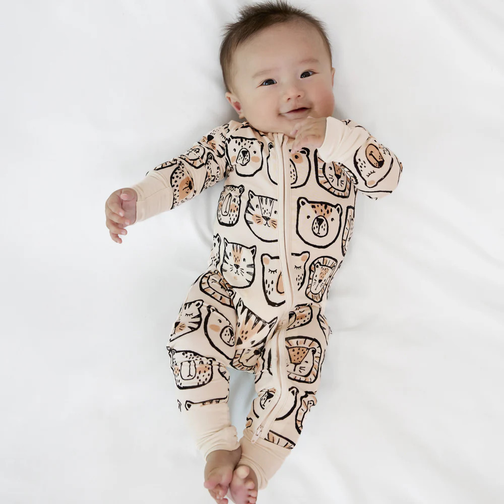 Lions, Tigers & Bears Zippy | Little Sleepies