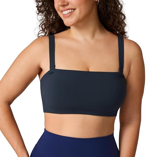 UNISSU Hugcurve Women's Convertible Sports Bra Top Padded Wireless Yoga Workout Twilight Blue Small | Amazon (US)