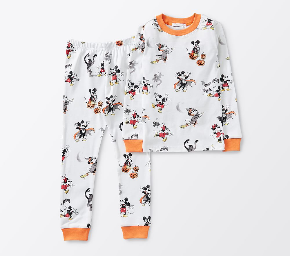 Disney Mickey Mouse Halloween Organic Cotton Pajama Set | Pottery Barn Kids