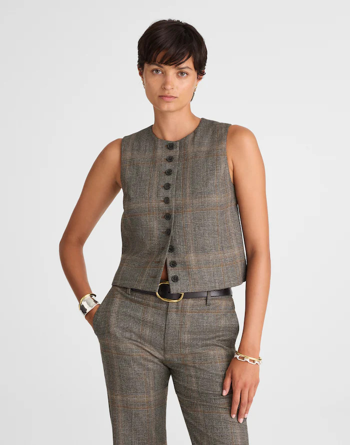 Crewneck Shell Vest | Madewell