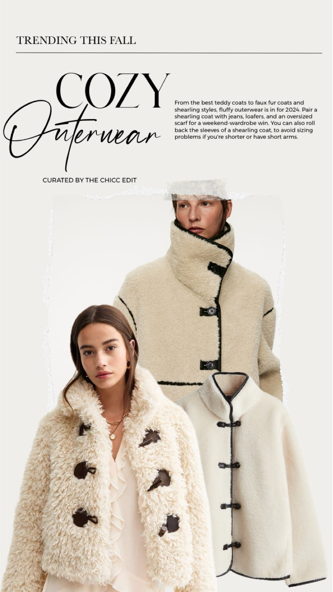 Cozy outerwear $20+ 🧸

𝐻𝒾𝒾𝒾, 𝓁𝑜𝓋𝑒𝓁𝓎! 𝐹𝑜𝓁𝓁𝑜𝓌 𝓂𝓎 𝓈𝒽𝑜𝓅, 𝒶𝓃𝒹 𝑔𝑒𝓉 𝓂𝓎 𝑒𝓍𝒸𝓁𝓊𝓈𝒾𝓋𝑒 𝒶𝓅𝓅-𝑜𝓃𝓁𝓎 𝒸𝑜𝓃𝓉𝑒𝓃𝓉! 𝒮𝑜 𝑔𝓁𝒶𝒹 𝓎𝑜𝓊'𝓇𝑒 𝒽𝑒𝓇𝑒. 

LTK find, chic, aesthetic, trending, stylish, minimalist style, affordable, home, decor, interior design, beauty, ootd, dupe, look for less, y2k, Amazon, Amazon fashion, Amazon finds, Amazon home, Amazon style, fall fashion, fall home decor, fall style, fall home, Halloween, thanksgiving, holiday, fall outfit, seasonal, decor, decorations, Christmas, Christmas decorations #coat #jacket #sherpa #teddy #fauxfur toggle coat, bomber, leopard print, fluffy jacket 

#LTKFindsUnder100 #LTKStyleTip #LTKFindsUnder50