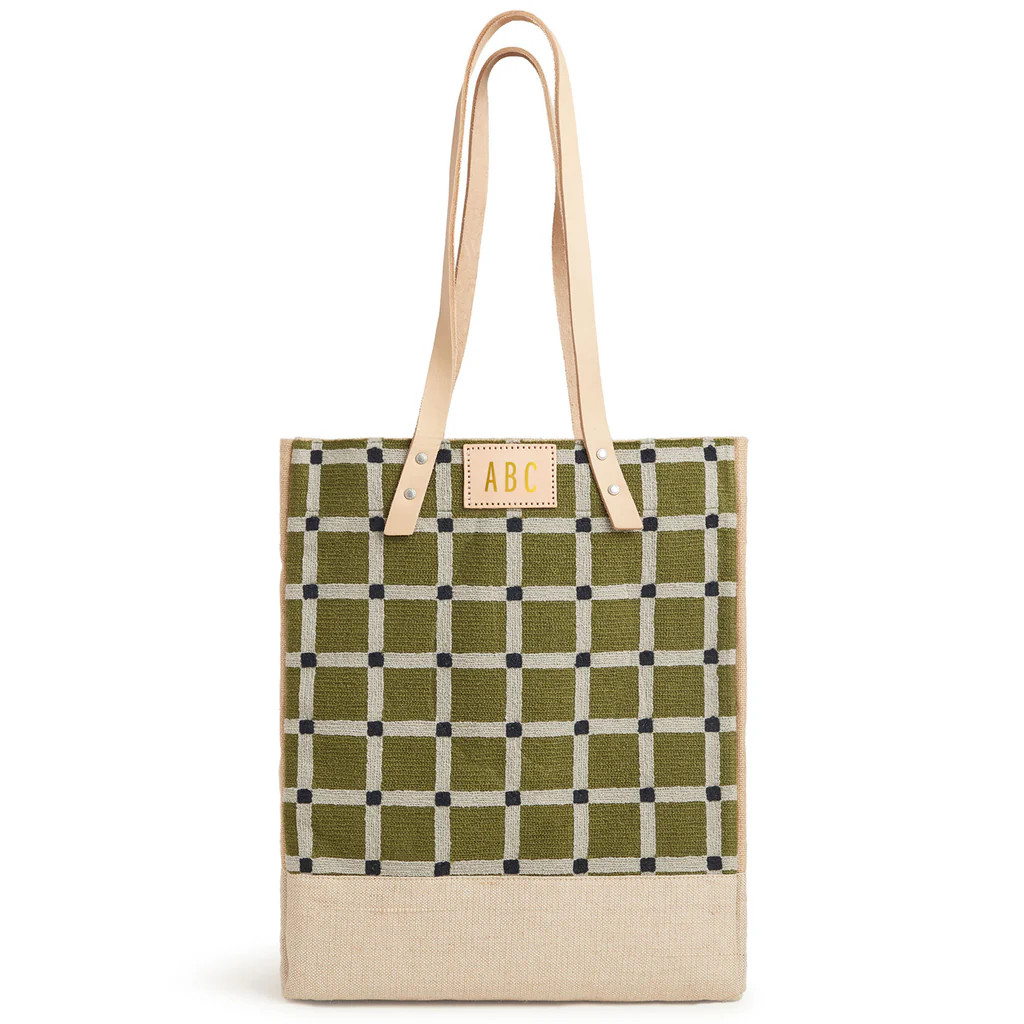 Wine Tote in Chenille Window Sage Only available until May 27 | Apolis