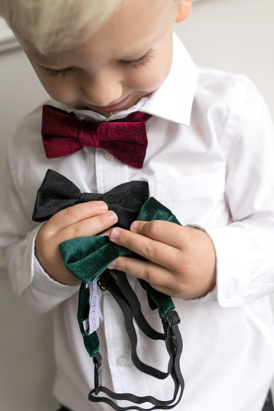 Mini Velvet Bow Tie | Ivy City Co
