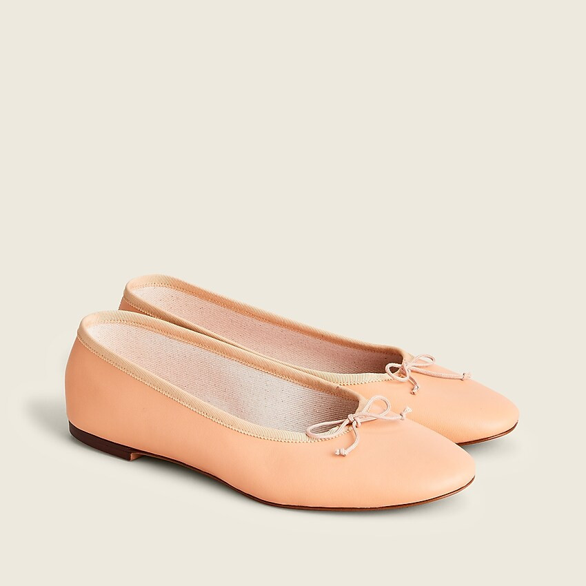 Zoe ballet flats in leather | J. Crew US