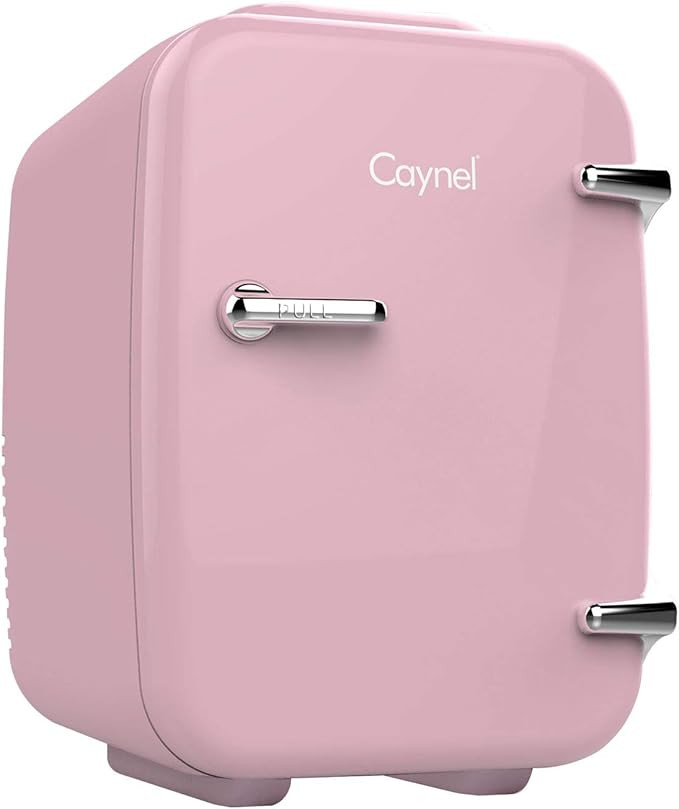 CAYNEL Mini Fridge Portable Thermoelectric 4 Liter Cooler and Warmer for Skincare, Eco Friendly B... | Amazon (US)