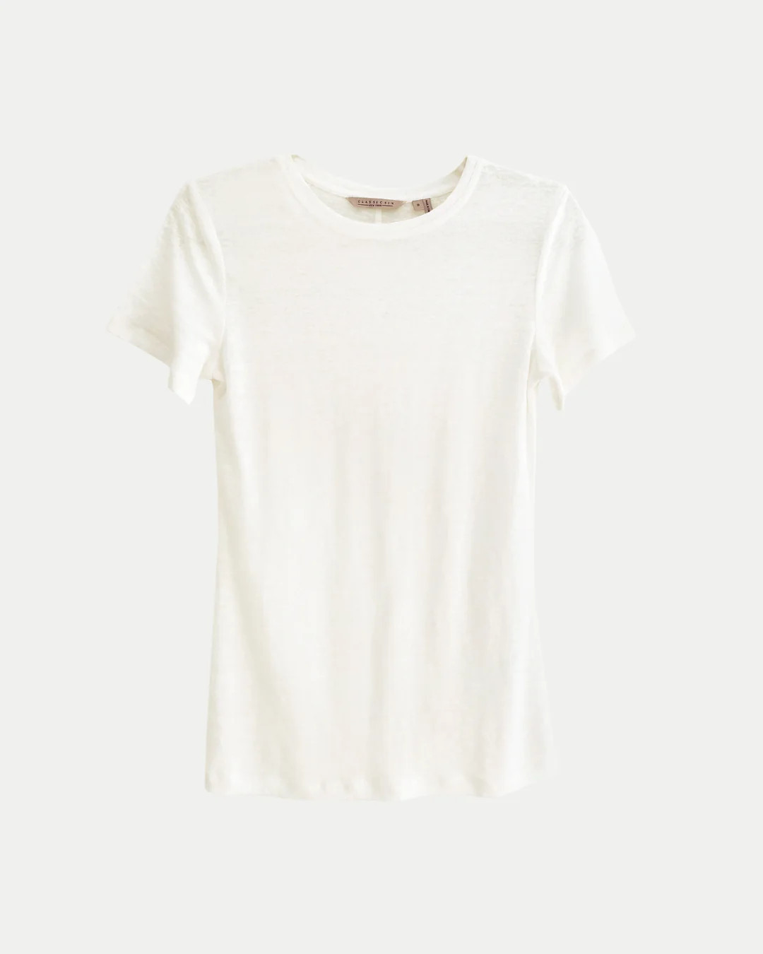 James Linen Crew-Neck Tee: Effortless Style – Classic Six | Classic Six