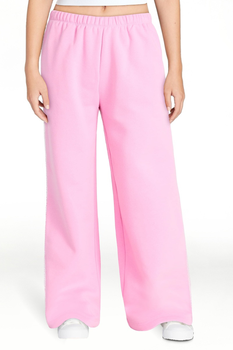 No Boundaries Lace Trim Fleece Pants, 30.5'' Inseam, Women’s XXS-XXL | Walmart (US)