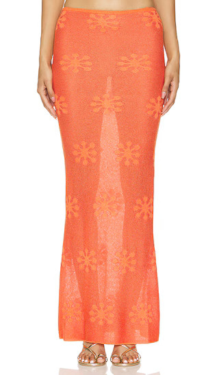 Nina Maxi Skirt in Sunset | Revolve Clothing (Global)