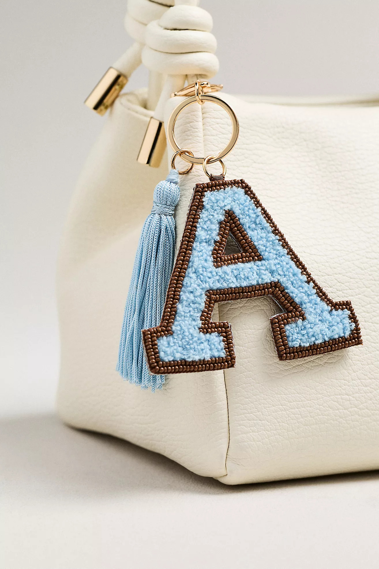 Varsity Monogram Bag Charm | Anthropologie (US)