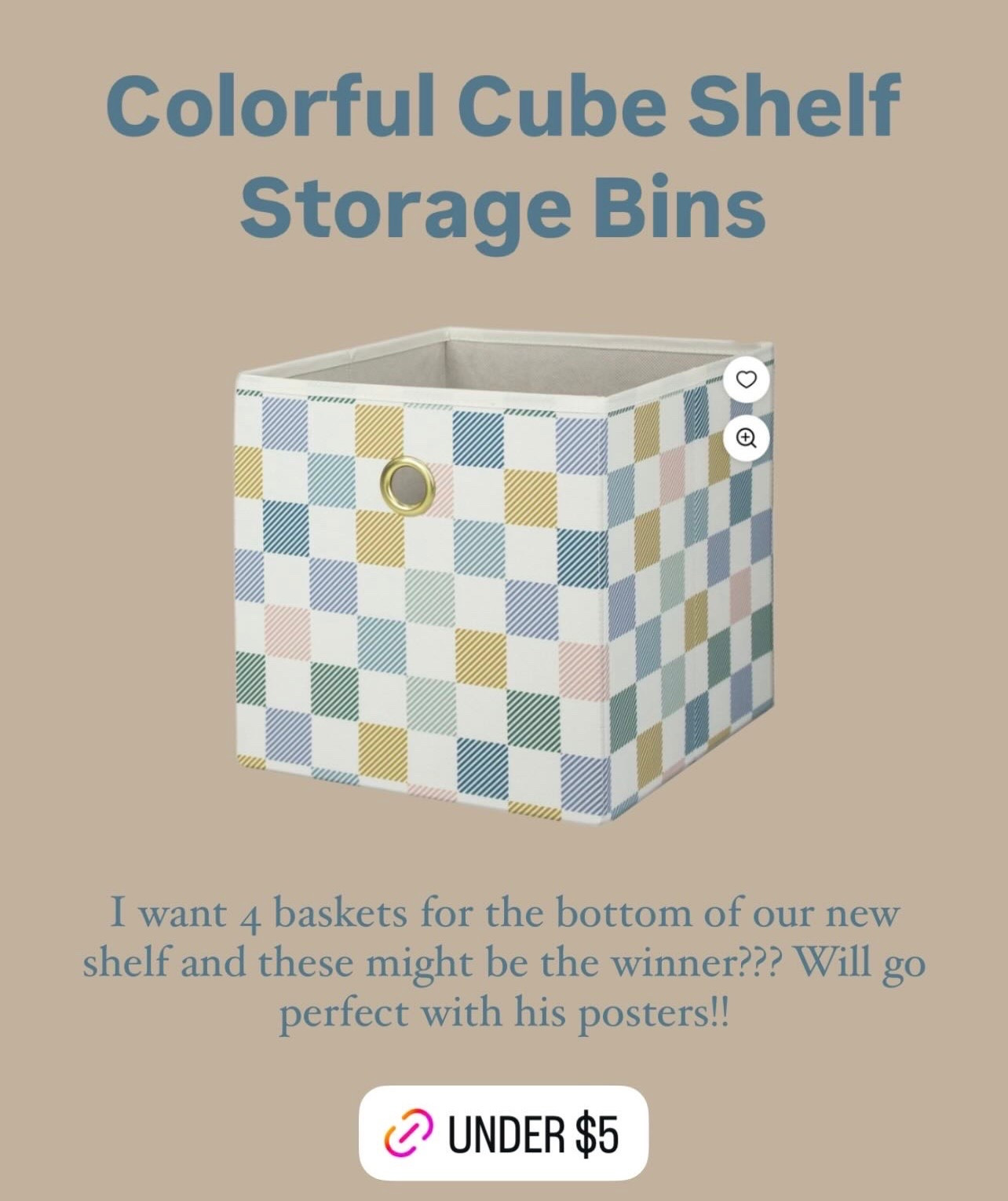 Colorful cube storage perfect for playroom or kid’s room

#LTKFamily #LTKKids #LTKHome