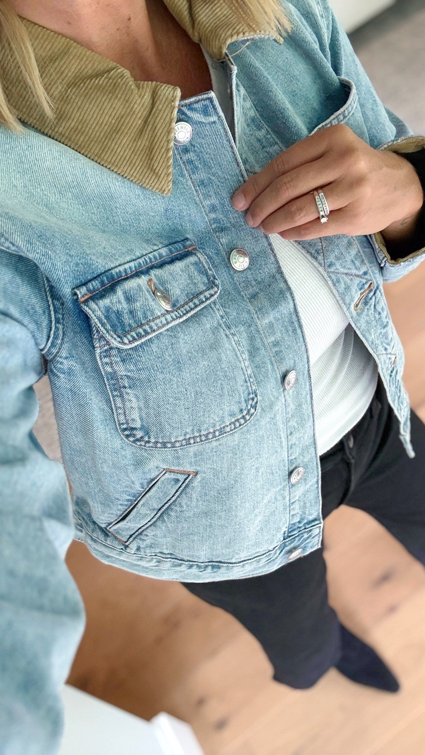 Use code: LTK20 to save! I’ve fallen in LOVE with this jacket from my @Madewell haul! OMG - wearing my true size | small 

Snag it🖤

#LTKxMadewell #LTKSaleAlert #LTKootd