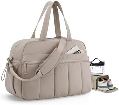 BAGSMART Gym Bag for Women, Duffle Bag for Travel with Wet Pocket, Lightweight Carry on Weekender... | Amazon (US)