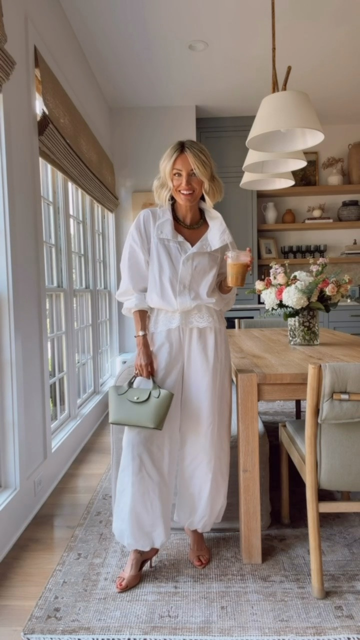 Love how this look turned out! This white jacket with these balloon pants are so chic! I added a pop of color by adding this purse & a statement necklace! Wearing S in jacket & XS in pants!

Loverly Grey, Anthropologie, fall outfits, fall looks, chic, balloon pants, fall layers, date night, girls night out

#LTKootd #LTKSeasonal