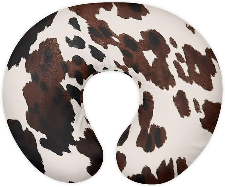 Brown Cow Print Breastfeeding Pillow Slipcover for Baby Nursing Pillow Cover Cuddle Pillow Slipco... | Amazon (US)